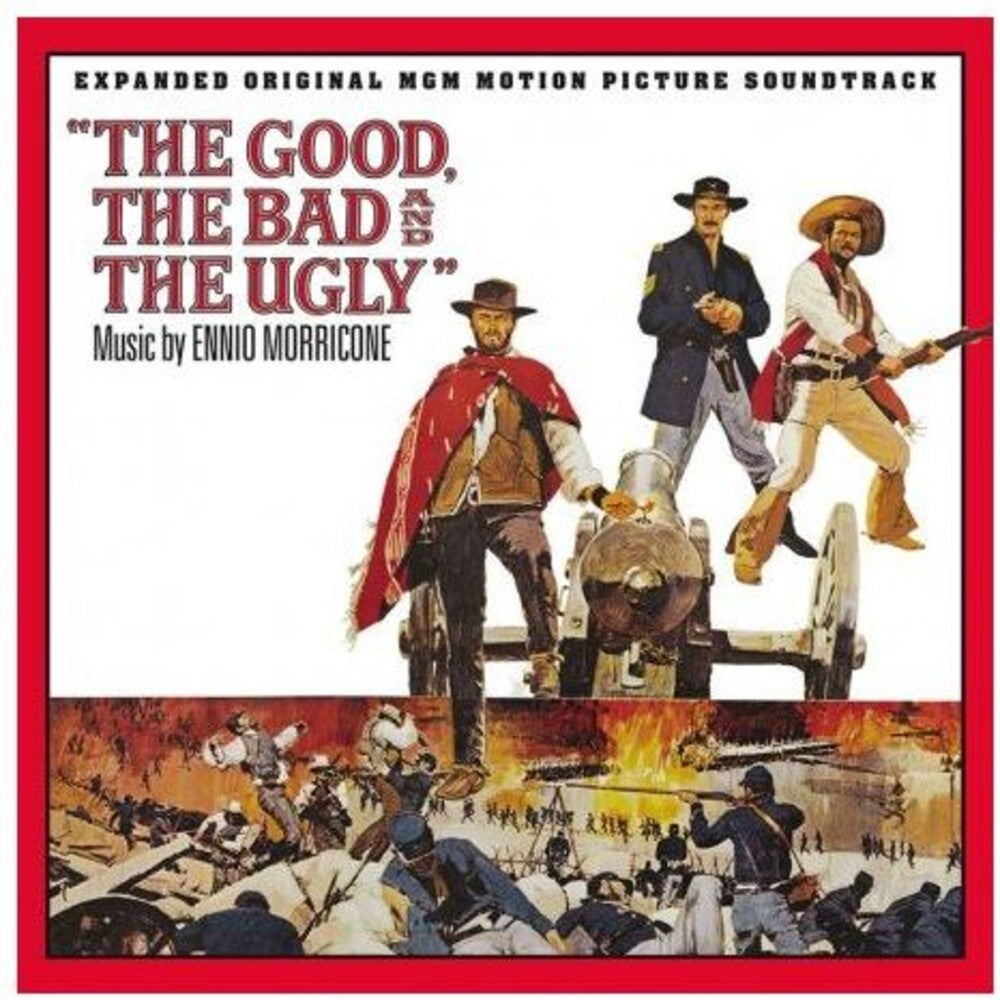 the album cover for Ennio Morricone - Good The Bad & The Ugly (Original Soundtrack) [Expanded Edition]