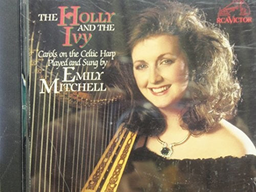the album cover for Emily Mitchell - Holly & Ivy