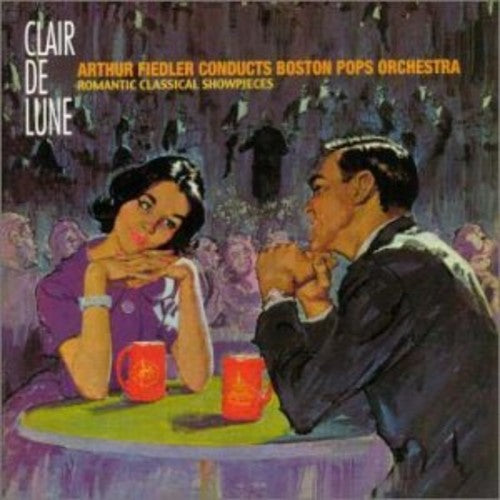 the album cover for Tchaikovsky / Boston Pops / Fiedler - Clair de Lune: Romantic Class