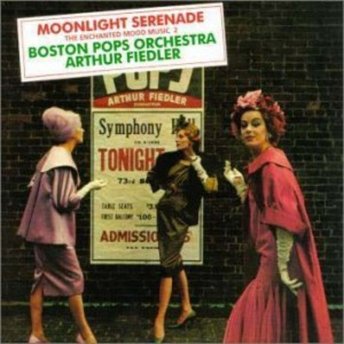 the album cover for Ellington, Duke / Fiedler / Boston Pops - Moonlight Serenade