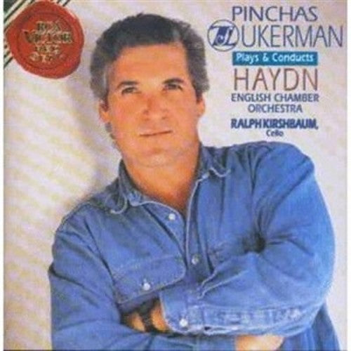 the album cover for Haydn / Zukerman, Pinchas / English Chamber Orch - Plays & Conducts