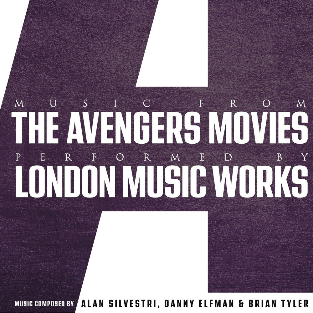 Music From The Avengers Movies (Color Vinyl) [LP] Vinyl Record