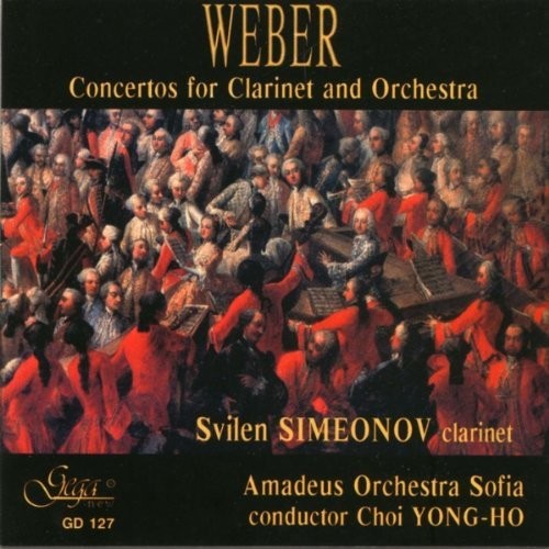 the album cover for Svilen Simeonov - Concertos for Clarinet & Orchestra