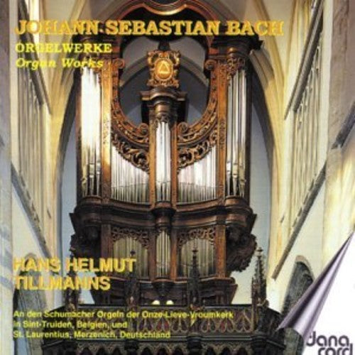 the album cover for Bach / Tillmanns - Tillmanns Plays Bach