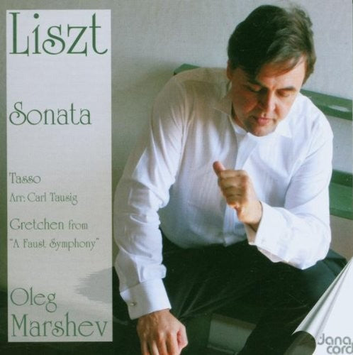 the album cover for Oleg Marshev - Piano Sonata
