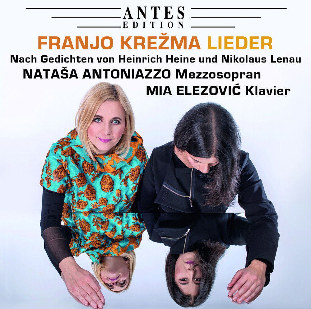 the album cover for Krezma / Antoniazzo / Elezovic - Lieder
