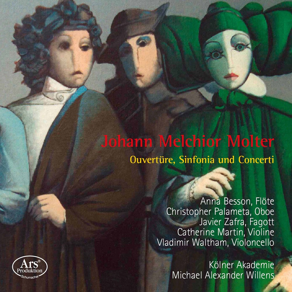 the album cover for Molter / Kolner Akademie / Willens - Ouverture Sinfonia & Concerti