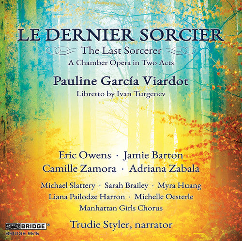 the album cover for Viardot / Owens / Turgenev - Dernier Sorcier