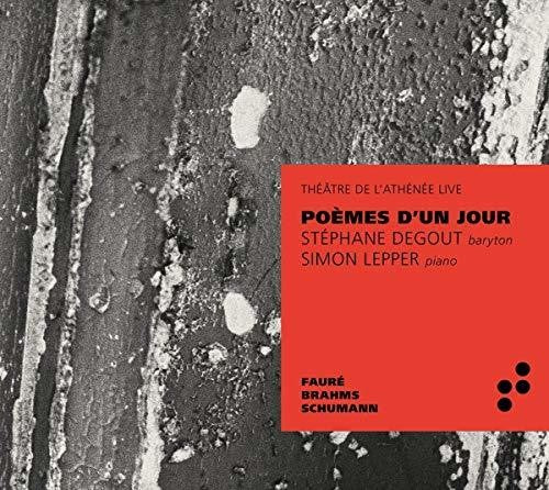 the album cover for Brahms / Degout / Lepper - Poeme D'un Jour
