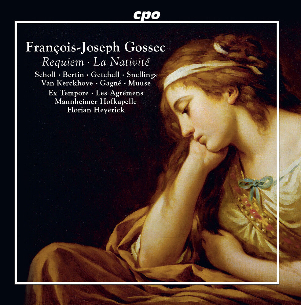 the album cover for Gossec - Requiem / la Nativite