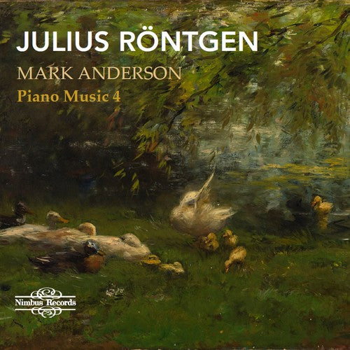 the album cover for Rontgen / Anderson - Piano Music 4