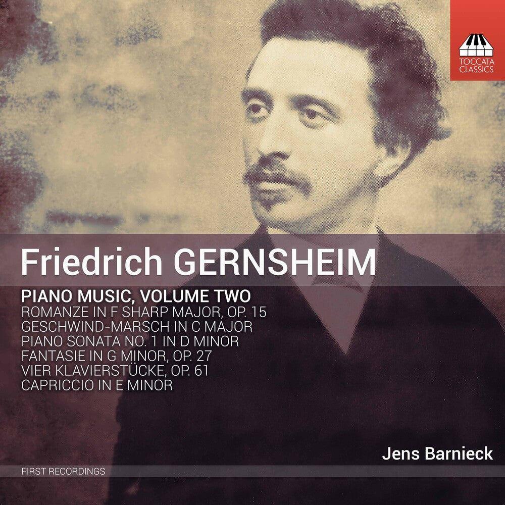the album cover for Gernsheim / Barnieck - Piano Music 2