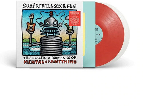 Mental as Anything - Surf & Mull & Sex & Fun [140-Gram Red & White Colored Vinyl] Vinyl Record