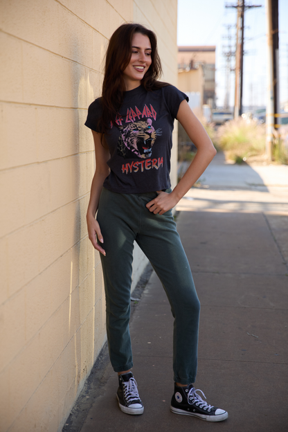 Def Leppard Hysteria Womens Baby Tee Shirt Officially Licensed