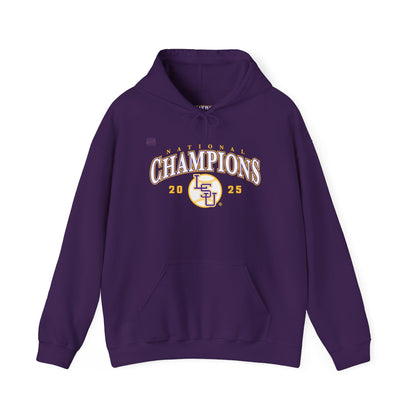 LSU Baseball National Champions Hoodie - Purple