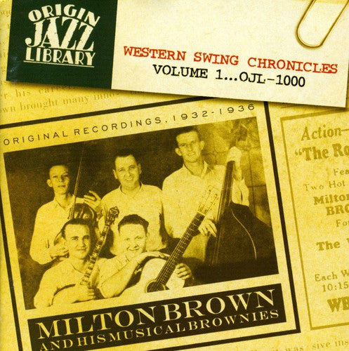 Brown,milton & His Musical Brownies - Western Swing Chronicles 1 - Music CD