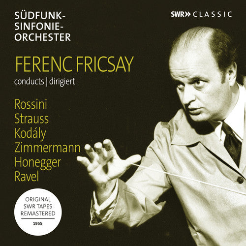the album cover for Honegger / Weber - Ferenc Fricsay Conducts Rossini / Kodaly