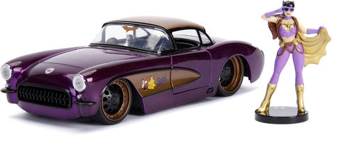 Bombshells Batgirl & 1957 Chevy Corvette Die-cast - Bombshells Batgirl & 1957 Chevy Corvette Die-cast - Collectibles