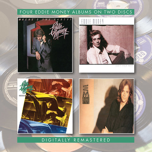 the album cover for Eddie Money - Where's The Party / Can't Hold Back / Nothing To Lose / Right Here