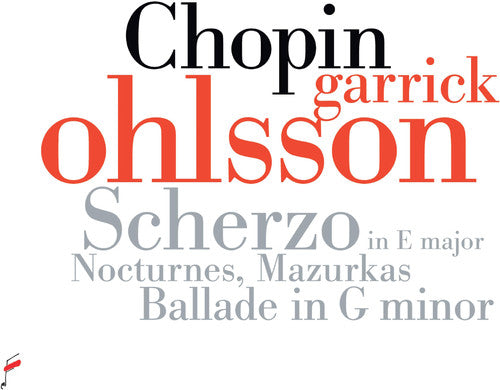 Chopin / Ohlsson - Scherzo In E Major - Music CD