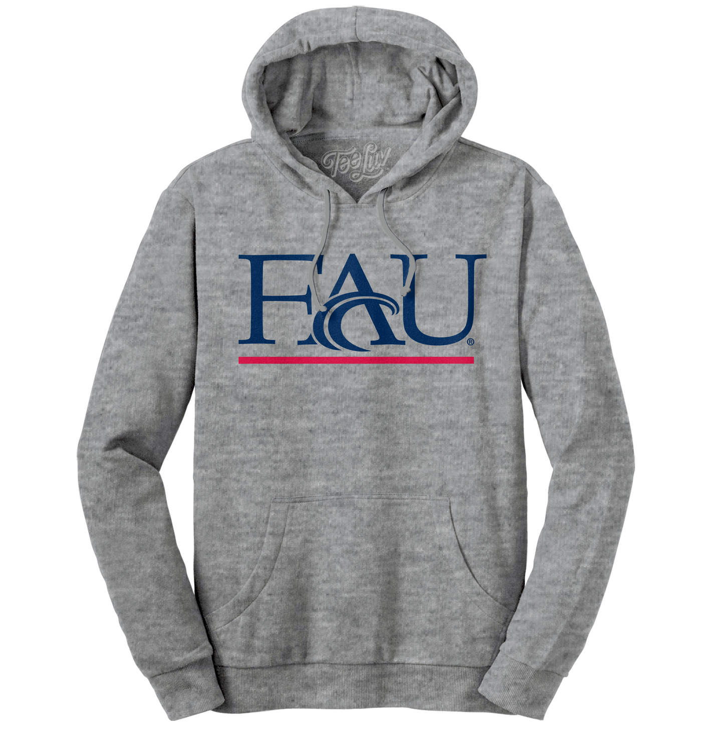 Florida Atlantic University Hooded Sweatshirt Hoodie Officially Licensed - Gray
