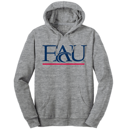 Florida Atlantic University Hooded Sweatshirt Hoodie Officially Licensed - Gray