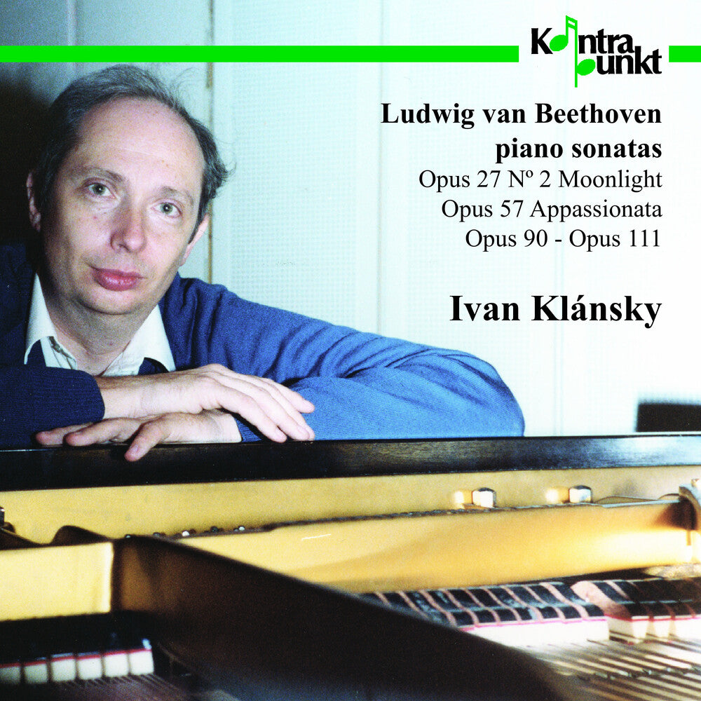 the album cover for Beethoven / Ivan Klansky - Piano Sonatas