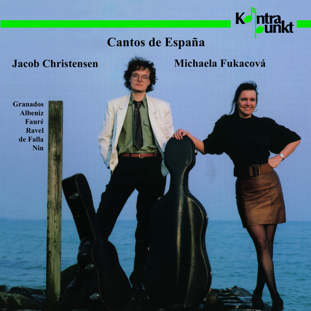 the album cover for Granados / Faure / Fukacova / Christiansen - Cello Works / Guitar Works