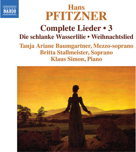 the album cover for Pfitzner / Baumgartner / Simon - Complete Lieder 3