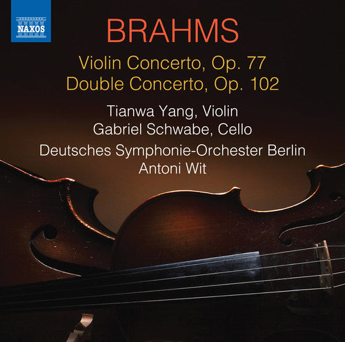 the album cover for Brahms / Wit / Schwabe - Violin Concert 77