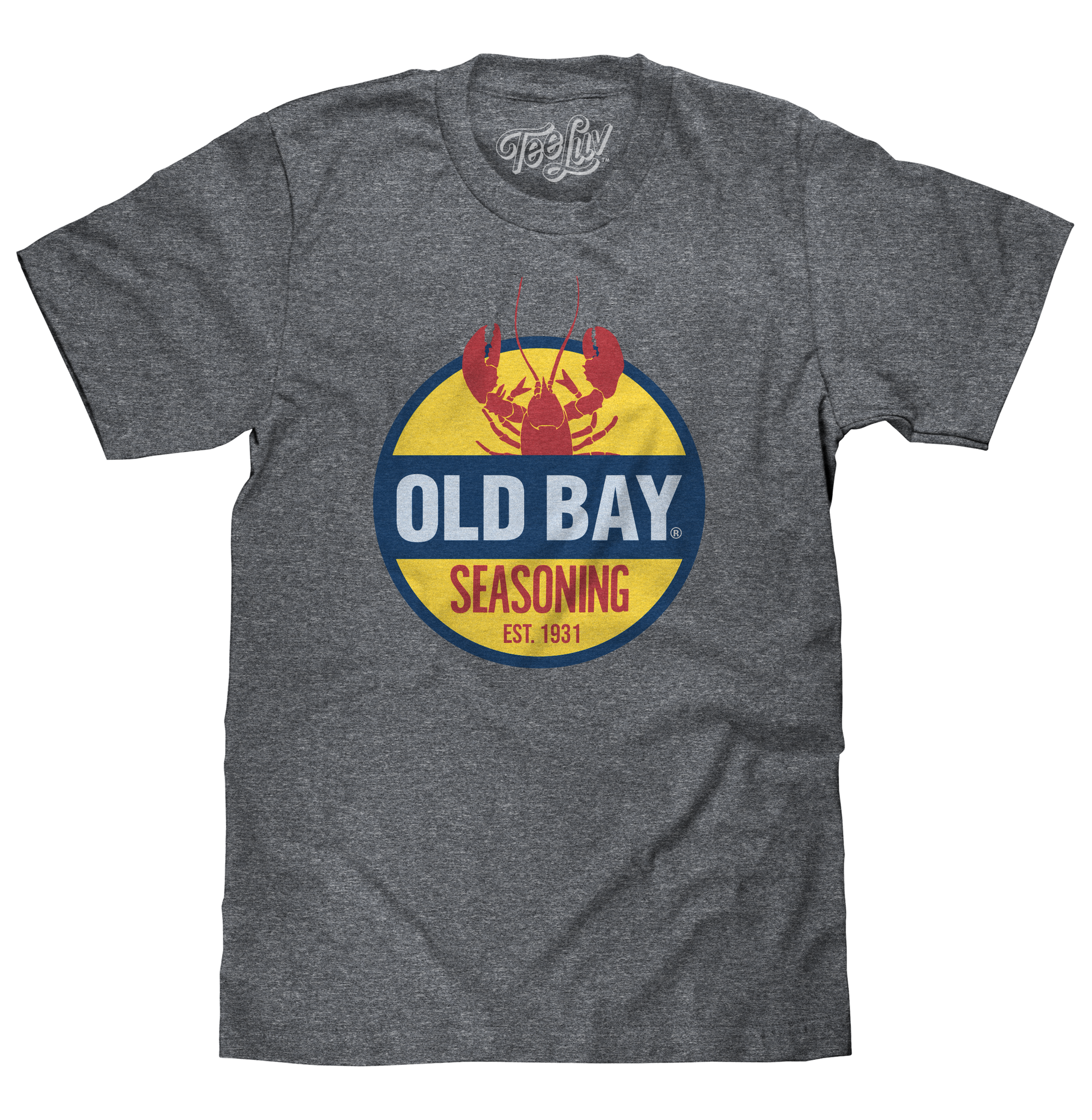Old Bay Seasoning Lobster Logo T-Shirt - Gray
