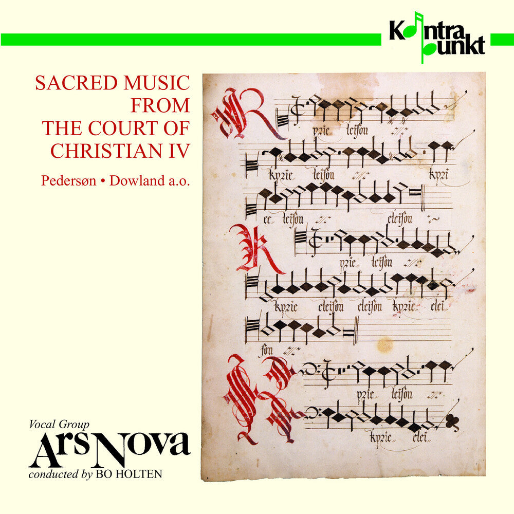 the album cover for Holten / Ars Nova Vocal Group - Sacred Music from Court