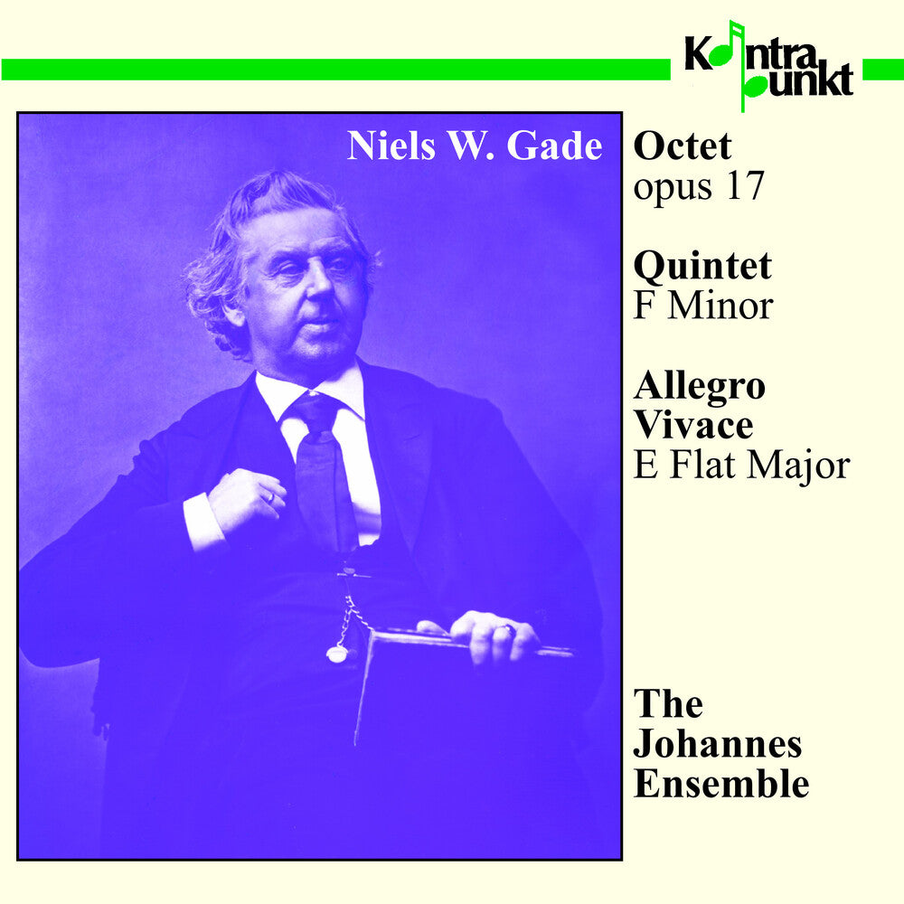 the album cover for Gade / Johannes Ensemble - Octet, Opus 17 / Quintet in F