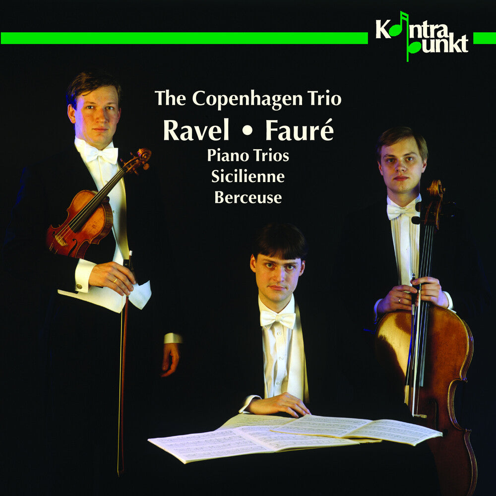 the album cover for Ravel / Copenhagen Trio - Piano Trios / Sicilienne