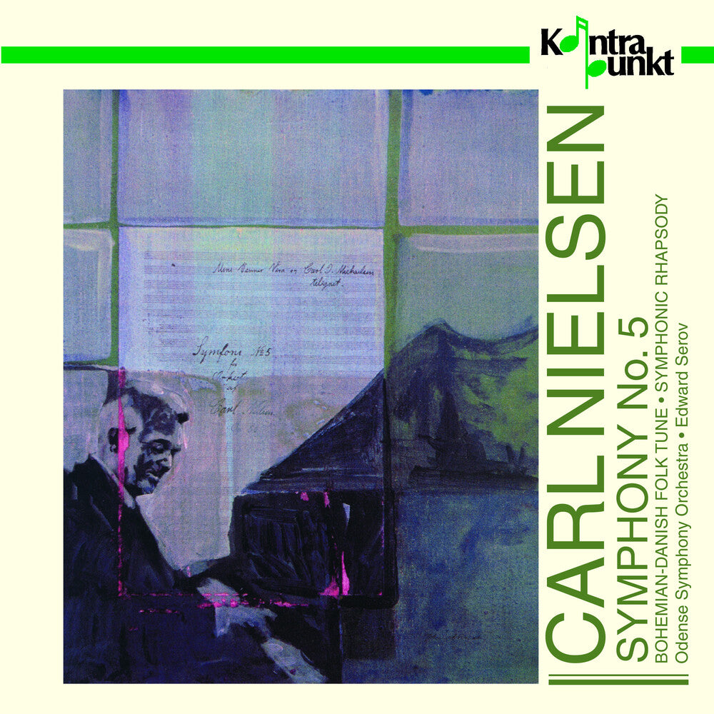 the album cover for Nielsen / Serov / Odense Symphony Orchestra - Symphony 5 / Bohemian-Danish Folk Tune
