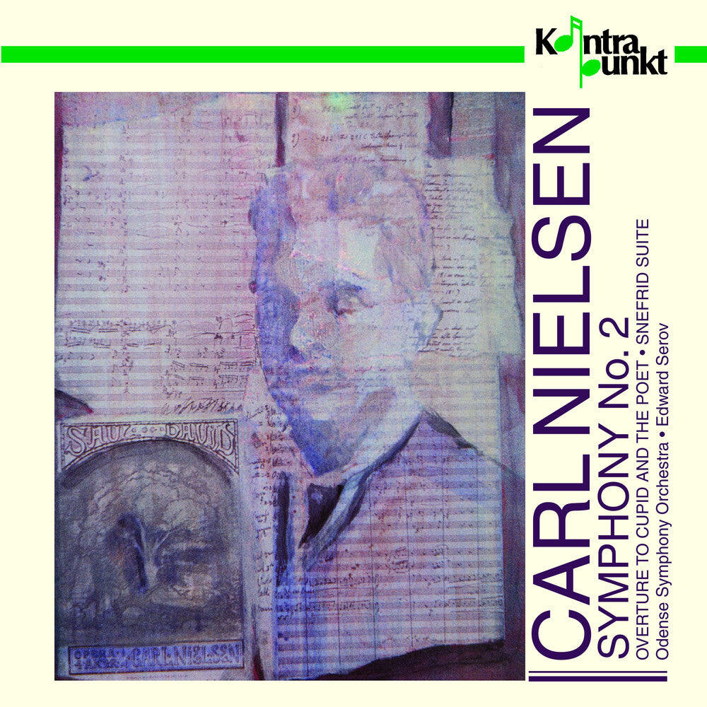 the album cover for Nielson / Serov / Odense Symphony Orchestra - Symphony 2 / Overture to Cupid & the Poet