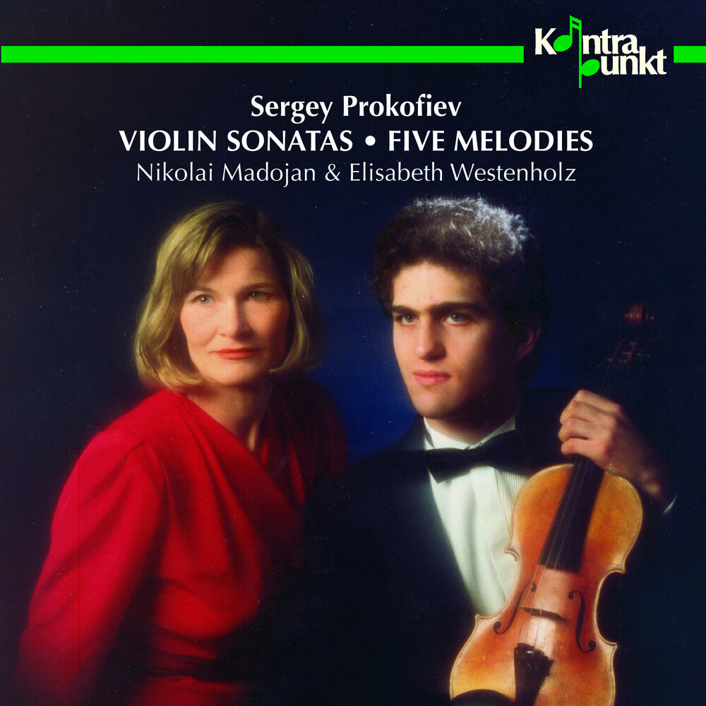 the album cover for Prokofiev / Madojan Westenholz - Violin Sonatas / Five Melodies