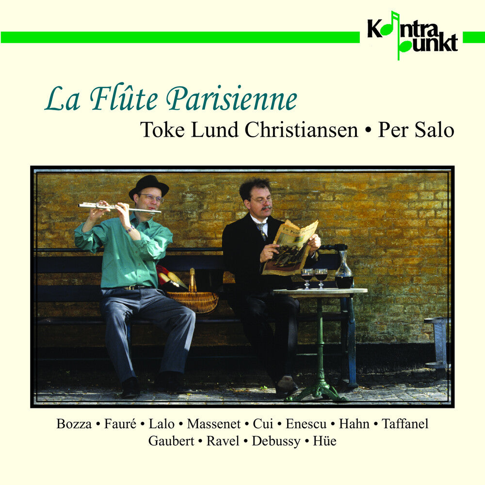 the album cover for Christiansen / Bozza / Faure - La Flute Parisienne