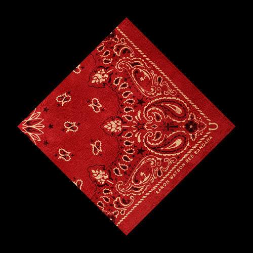 the album cover for Aaron Watson - Red Bandana