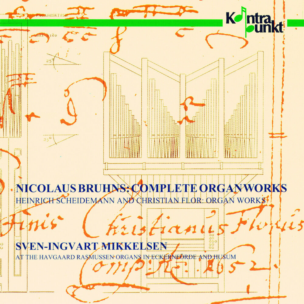 the album cover for Bruhns / Scheidemann / Flor - Complete Organ Works