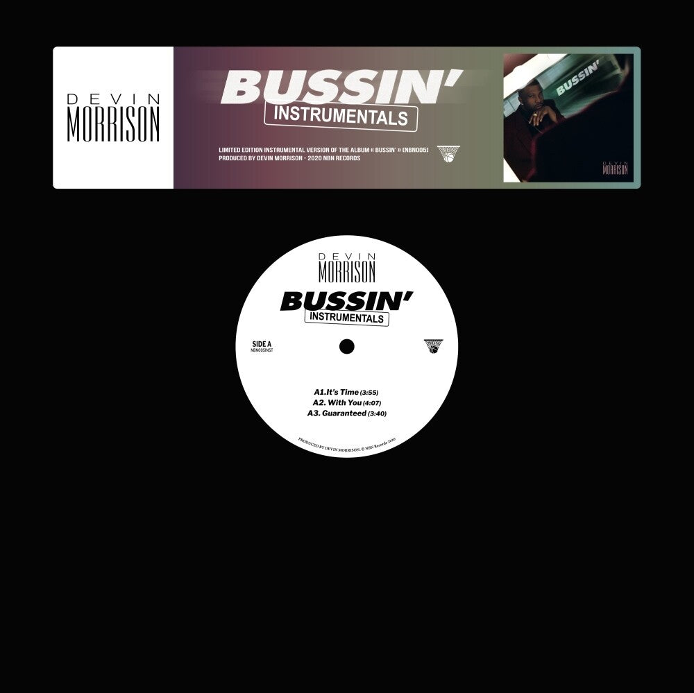 Devin Morrison - Bussin' (Instrumentals) [LP] Vinyl Record