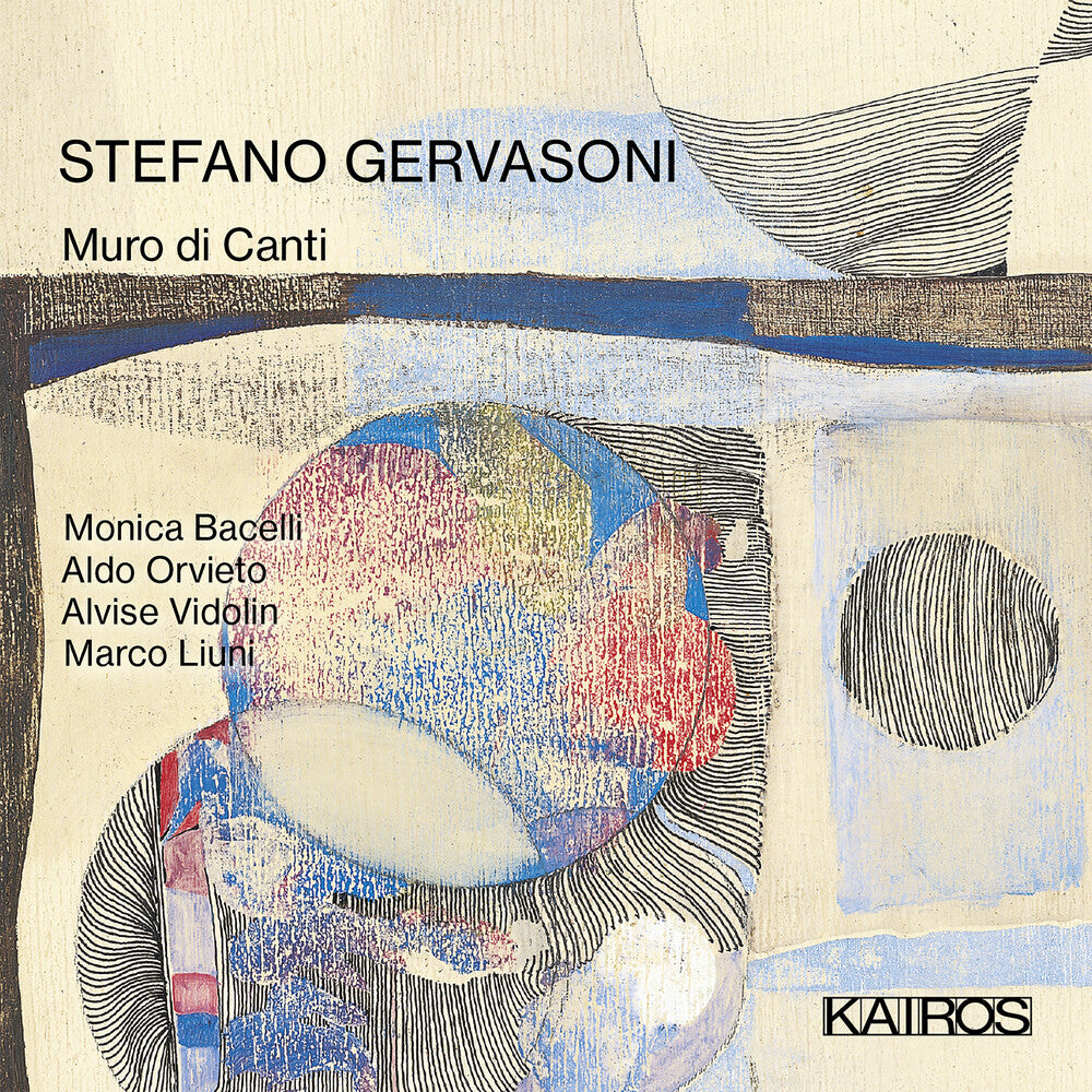 the album cover for Aldo Orvieto  / Vidolin,Alvise / Bacelli,Monica - Stefano Gervasoni: Muro Di Canti