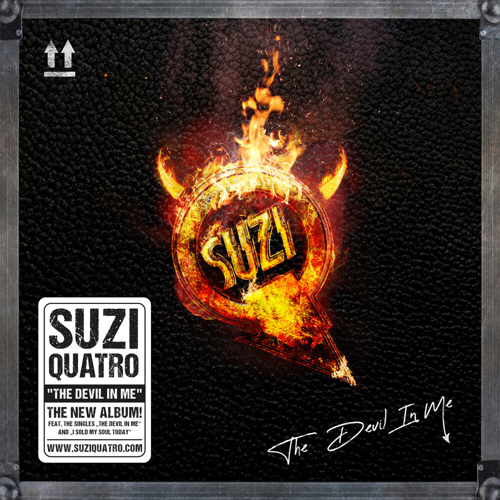 the album cover for Suzi Quatro - The Devil In Me