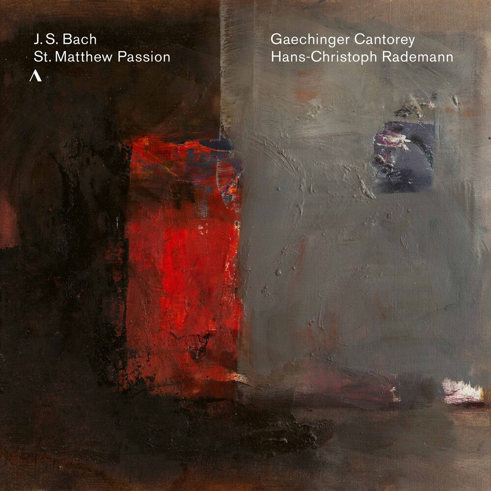 the album cover for J Bach .S. / Gaechinger Cantorey / Rademann - St Matthew Passion 244