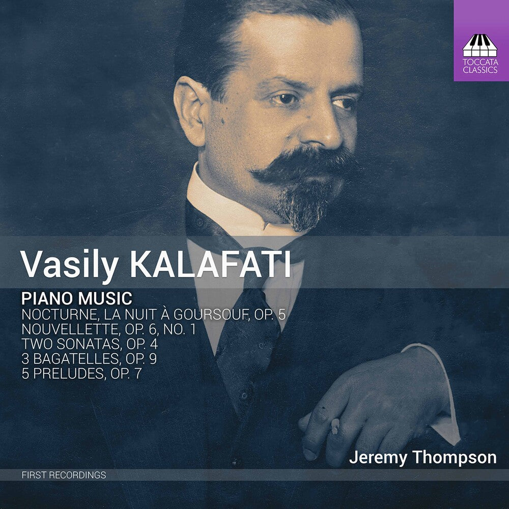 the album cover for Kalafati / Thompson - Piano Music