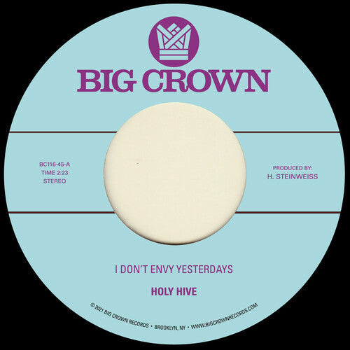 Holy Hive - I Don't Envy Yesterdays / Color It Easy Vinyl Record