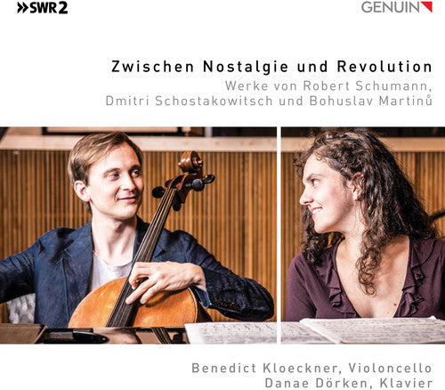 the album cover for Martinu / Kloeckner / Dorken - Zwischen Nostalgie & Revolutio