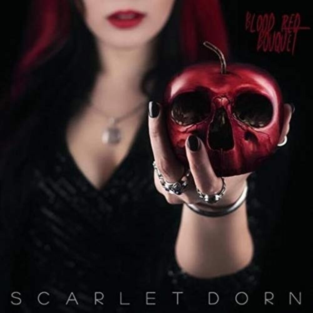 the album cover for Scarlet Dorn - Blood Red Bouquet