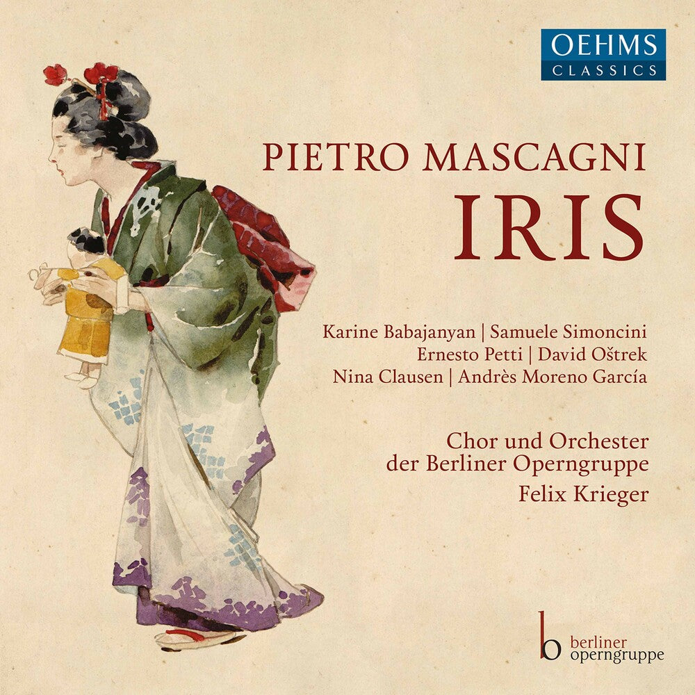 the album cover for Mascagni / Krieger - Iris