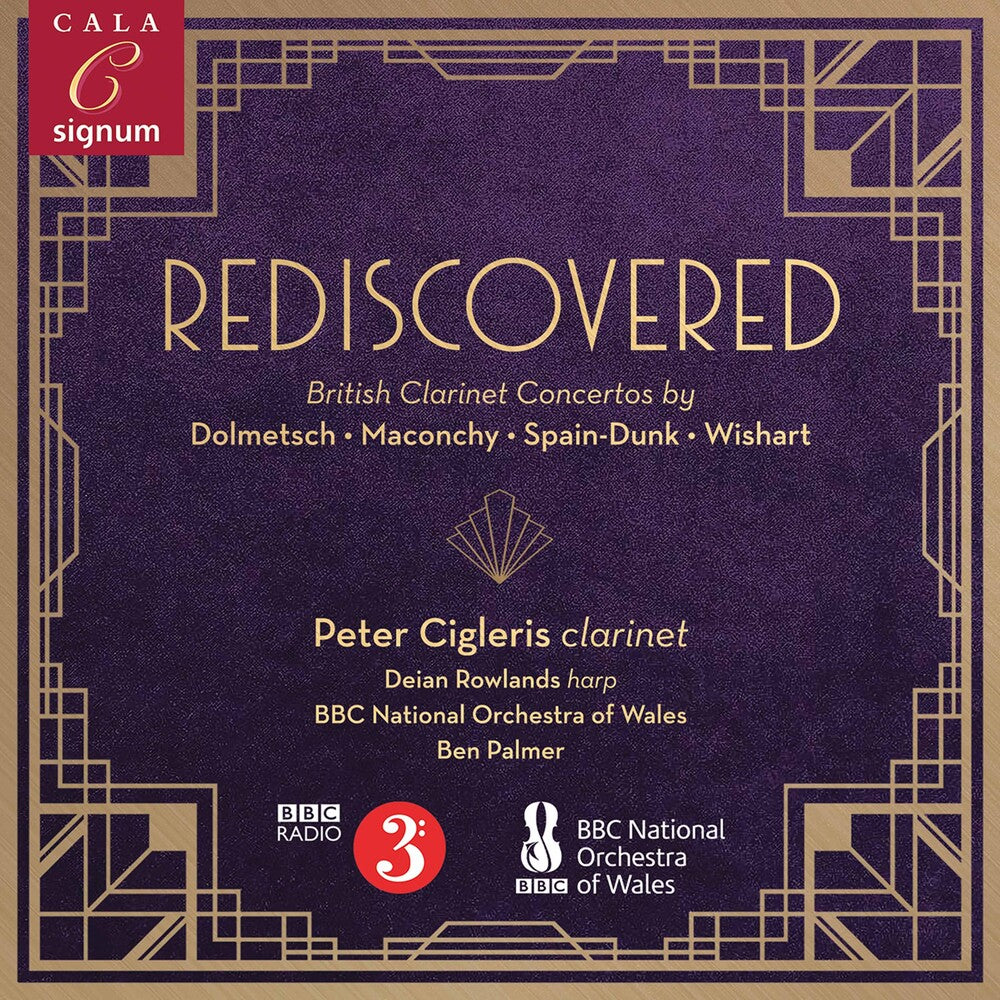 the album cover for Dolmetsch / Cigleris / Palmer - Rediscovered